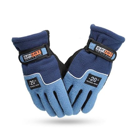 Isolerade Polar Fleece Handskar Super Mjuk Varm Kall Vinter Thermal utomhus