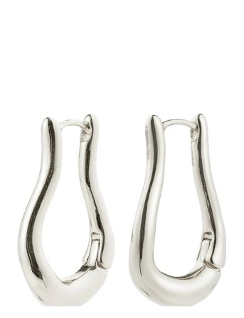 Pilgrim | Unfold Hoops Silver-Plated | ONE SIZE