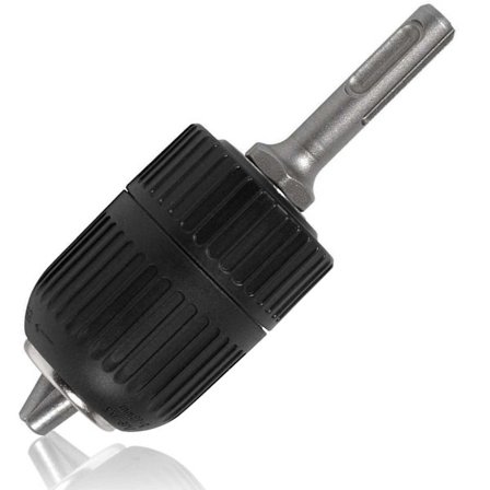 Nøkkeløs Borchuck med 1/2'' SDS Adapter - Heavy Duty Avtakbar Chuck Konverteringsverktøy for Elektriske Håndbor (SDS, GSB og GSR)