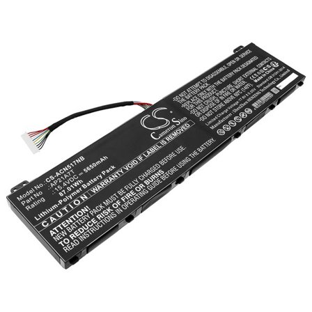 Batteri till Notebook, Bärbar dator för Acer Nitro 5 AN517-55-50P0 m.fl.