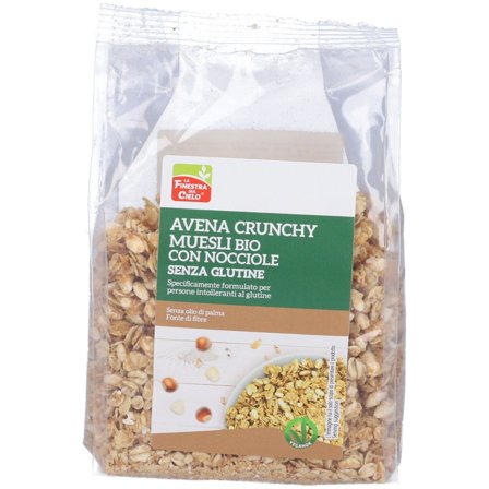 La Finestra Sul Cielo Avena Crunchy Muesli Bio con Nocciole Senza