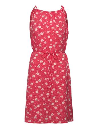 Onlnova Lux Jess Dress Aop Ptm Dresses Summer Dresses Rød ONLY*Betinget Tilbud