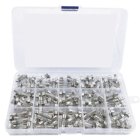 Glas Sikring 0.5 1 1.6 2 2.5 3 3.15 4 5 6.3 8 10 12 15 20A Ampere 250V 5x20mm Hurtig Glas Sikring db