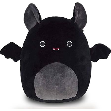Lepakko lelu 12 tuumaa squishmallows suuret eläimet pehmolelu, täytetty eläin, (musta, 30CM)