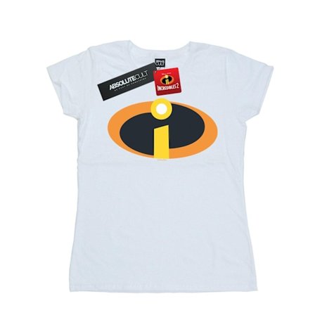 Disney Dam/Kvinnor The Incredibles Kostym Logo Bomull T-Shir