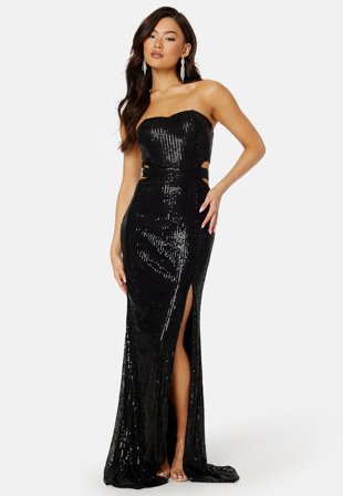 Elle Zeitoune-Sadie S/L cut Out Dress-M (UK12)