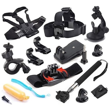 12-in-1 taittuva selfiekeppi lisävarustepaketti Gopro 9 / 8 / 7 / 6 / 5