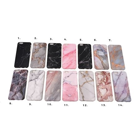 Marmorskal iPhone 8 - flera färger