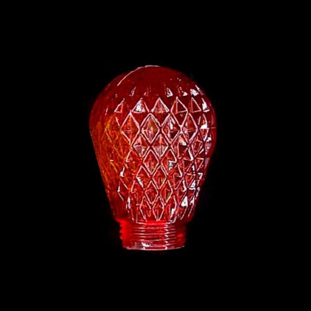 E17 Skruv Lampskärm Cover RÖD red