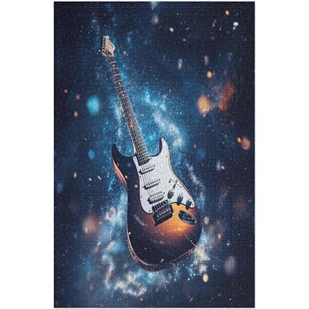 Gitarr Träpussel för Vuxna Pussel 1000 bitar för Barn Pussel Presenter för Kvinnor Pussel Vuxen Pussel stil 3256[D]
