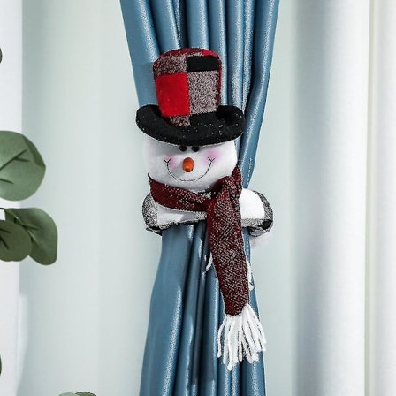 Jouluverho Solki Lumiukko Nukke, Luova Jouluverho Solki Koristelu, Joulupukki Verho