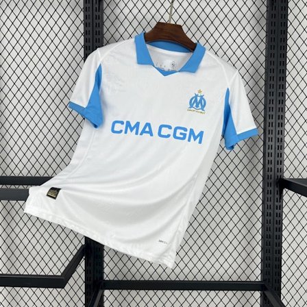 25-26 Marseille Hjemmedrakt Fotball T-skjorte S-2XL