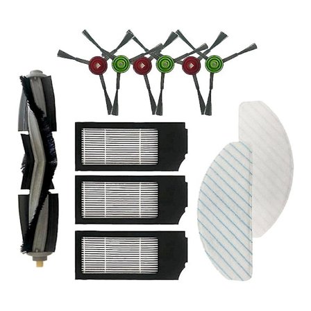 Main Sidoborste Filter Mopp Rag För Ecovacs Deebot T10 Robot Vakuum