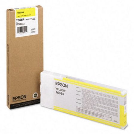 Epson Bläckpatron, T6064, UltraChrome, hög kapacitet, gul, singelförpackning, C13T606400 - Lyreco - Toner och bläck > Bläckpatroner > Bläckpatroner 
