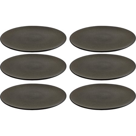 Aida RAW Middagstallerken 28 cm, Forest Brown 6 stk