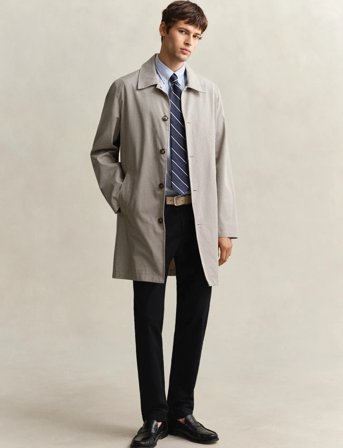 GANT Cotton Blend Car Coat - Beige - XXL