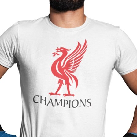 *REA* Liverpool sports t-shirt med Champions logo fram mjuk sportströja YNWA