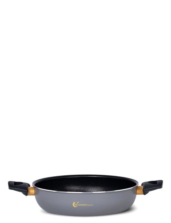 TVS Zenzero 2 Handles Pan 28Cm - Black - Ø 28 CM