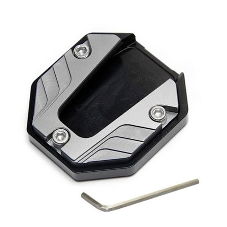 Motorcykel Stöd Fot Stödplatta TITANIUM