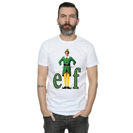 Elf Mens Buddy Logo T-Shirt L Skogsgrön