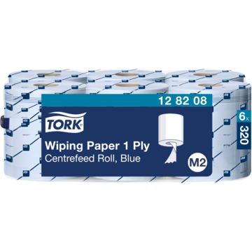 TØRKERULL BLÅ 1-LAG M2