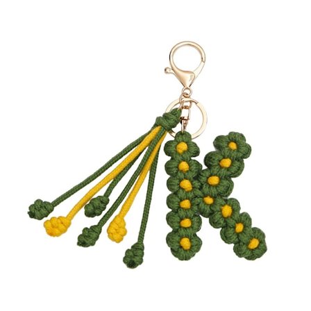 Bogstavnøglering Taske vedhæng K K