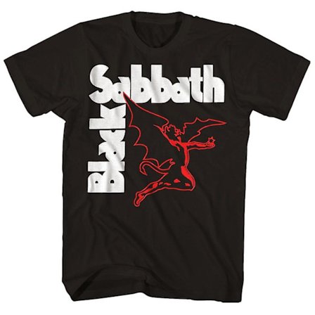 Black Sabbath T Shirt Flying Devil Black Sabbath T-shirt Clothings