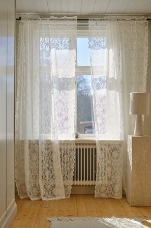 Jotex - Kanallengde 2-pk Naturhvit - LACINA - Kjøp Multifunksjonsgardiner hos Jotex