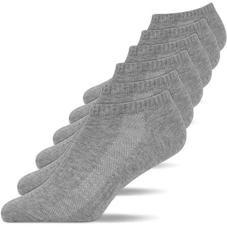Pairs Organisk Bomulls Treningssokker/Ankelsokker for Menn og Kvinner: Holdbare treningssokker for kvinner og menn til daglig bruk