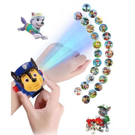 Paw Patrol ur med projektorfunktion - 24 forskellige billeder zdq