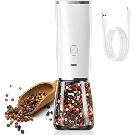 Suola- ja pippurimyllysetti, ruostumaton teräs, Gourmet Precision+/säädettävä karkeus, ruostumaton teräs/akryyli