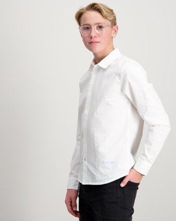 Scotch & Soda Classic dressed shirt Weiß Hemden Jungen - Kids Brand Store