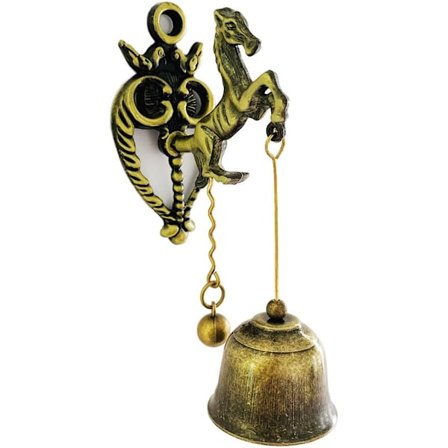 Retro Metal Magnetisk Dørklokke til Indendørs eller Udendørs (Hest)