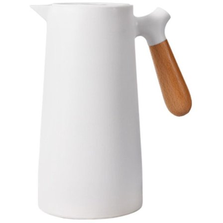 Pohjoismainen kannu pullo puinen kahva eristysastia kotitalous suuri kapasiteetti kuuma pullo avoin pullo