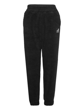 Kg Barnet Teddy Trousers Sweatpants Mjukisbyxor Svart Kangol
