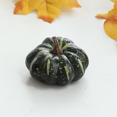 Mini kunstig Halloween græskar dekoration simuleret grøntsag green 2