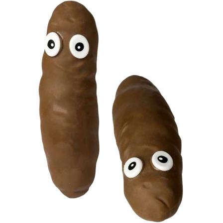 Jokes & Gags Stretchy Prank Character Poop With Eyes 1pc Brown one size