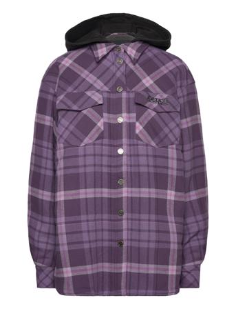 Flannel Over D Shirt Purple ROTATE Birger Christensen
