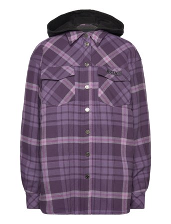 Flannel Over D Shirt Purple ROTATE Birger Christensen