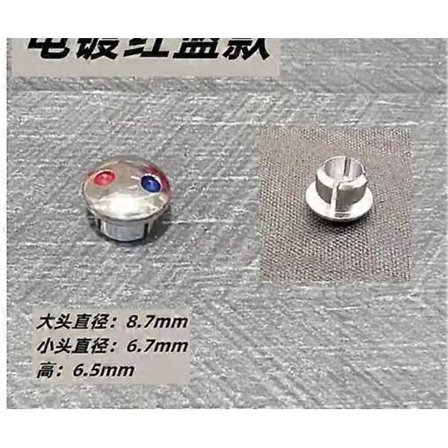 10 stk. varmt og koldt vandhane mærke temperaturindikator knapper vandhane håndtag indeks knapper varmt koldt vand markører til køkken vandhane 