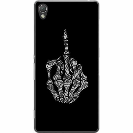 Sony Xperia Z3 Mjukt Skal - Fuck You Bling