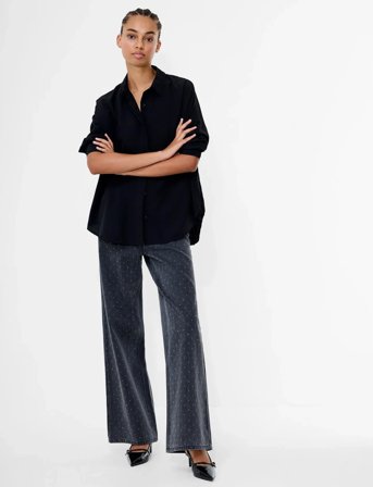 French Connection Ralphie Denim Embellished Jean - Grey - 36