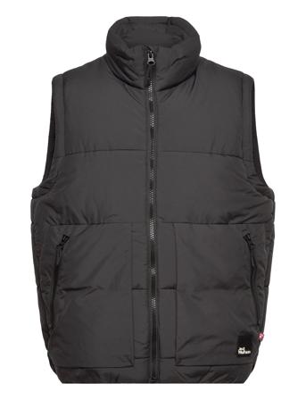 Teen Ins Vest Y Fôret Vest Svart Jack Wolfskin*Betinget Tilbud