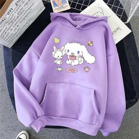 Sanrio Anime Cinnamoroll Kuromi My Melody Plyschuvtröjor Kläder Pojke Flicka Baby Tröjor Pullover Toppar Present 115-125CM 115-125CM