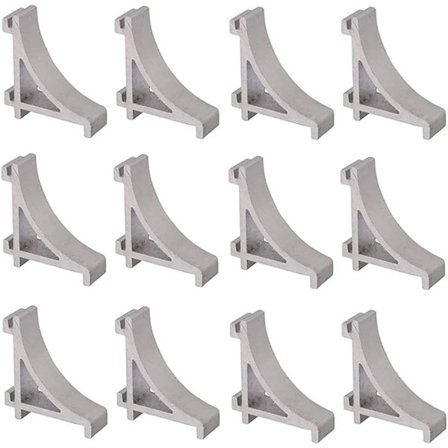 12 stk Køleskabs Hyldestøtter Sølv Køleskab Køligere Hylde Støtte Udskiftning