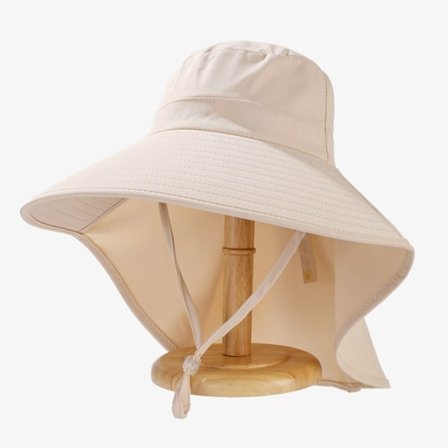 Dame Solhat Sjal Skygge Kasket BEIGE