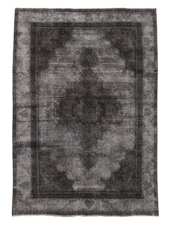 Tapis Colored Vintage 196X300 Noir/Gris Foncé (Laine, Perse/Iran)