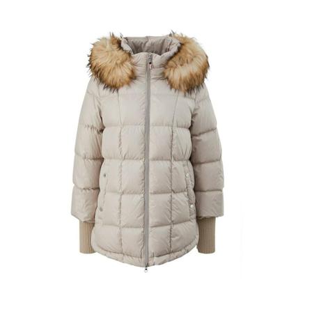 Comma, Down Jackets Beige, Dames, Maat:XL