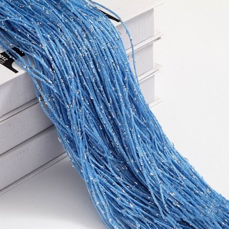 Glitter String Gardin Hengende Perlegardiner BLÅ