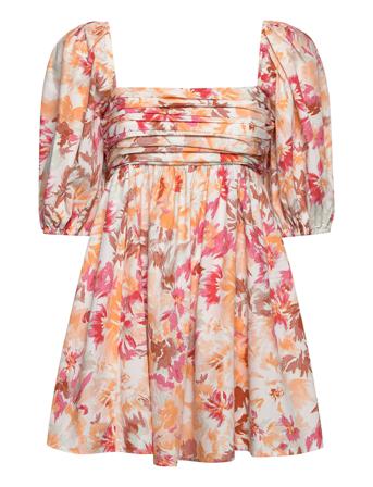 Anf Womens Dresses Kort Kjole Multi/mønstret Abercrombie & Fitch*Betinget Tilbud